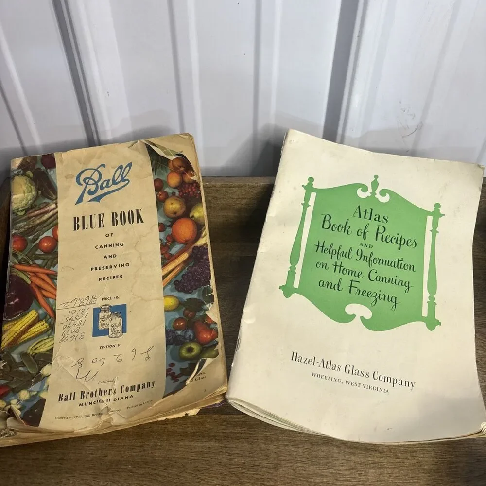 Vintage Canning Booklets-Ball And Hazel-Atlas Company